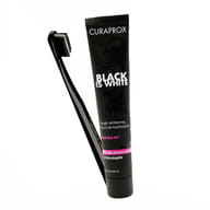 CURAPROX BLACK IS WHITE DENTIFRICI SBIANCANTI 1 DENTIFRICIO DA 90ML + 1 SPAZZOLINO