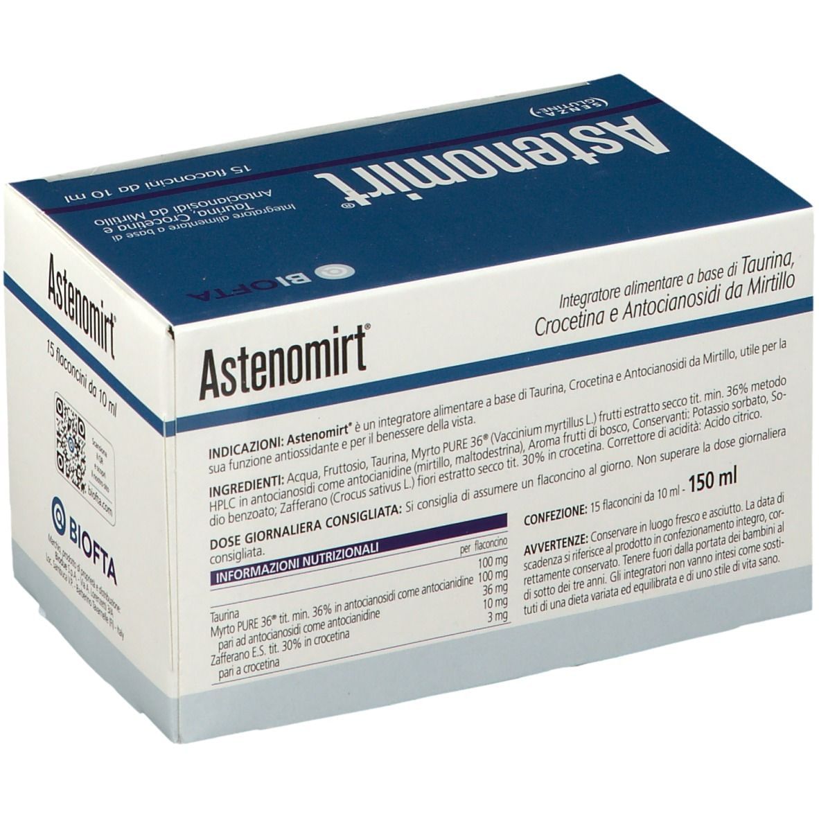 ASTENOMIRT 15 FLACONCINI 10 ML