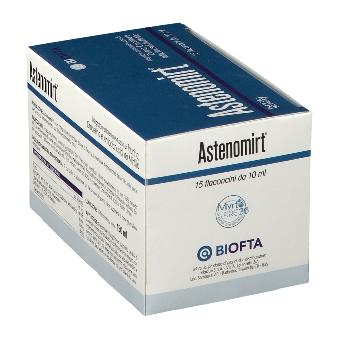ASTENOMIRT 15 FLACONCINI 10 ML
