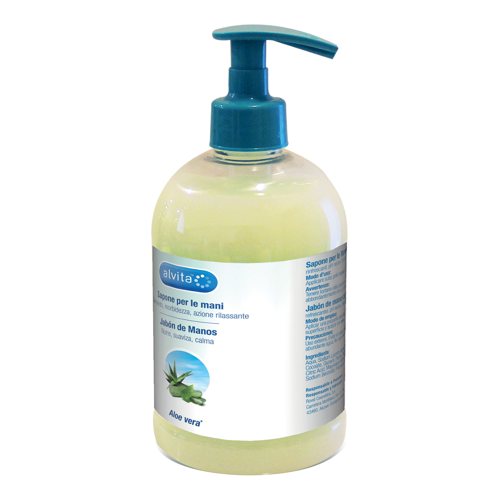 Alvita Sapone Mani Aloe Vera 500 Ml