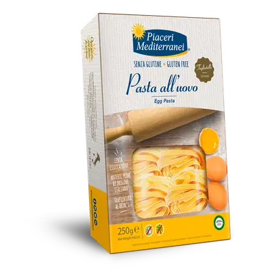 PIACERI MEDITERRANEI TAGLIATELLE UOVO 250 G PIACERI MEDITERRANEI TAGLIATELLE UOVO 250 G