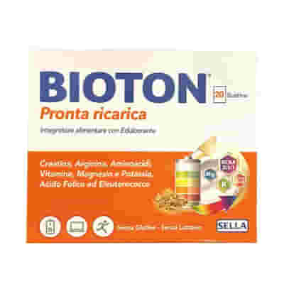 BIOTON PRONTA RICARICA COPPIA 20 BUSTINE + 20 BUSTINE