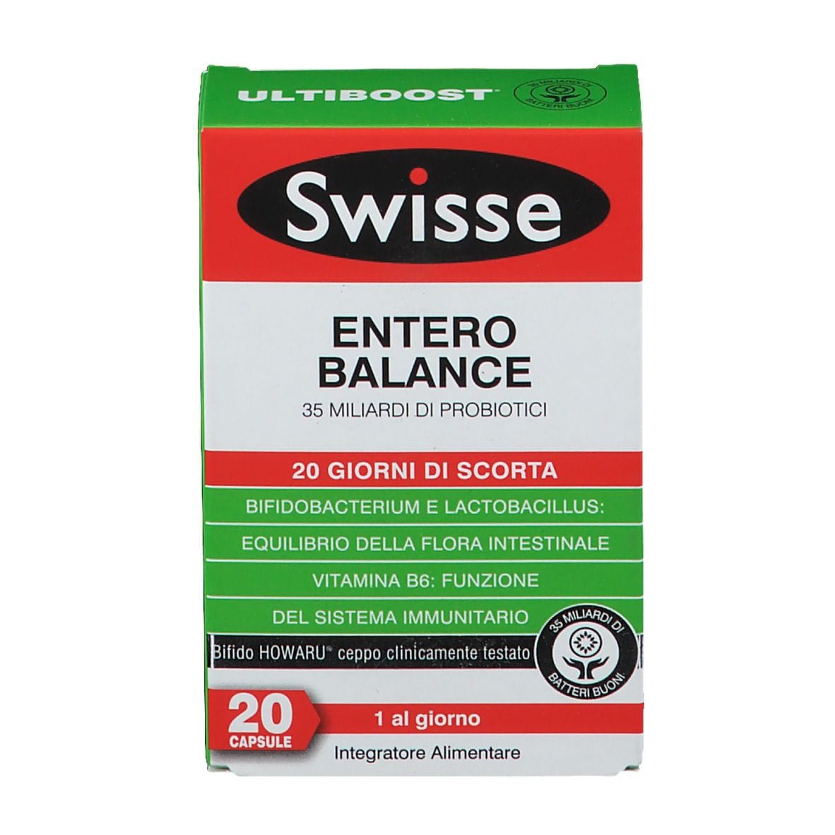 SWISSE ULTIBOOST ENTERO BALANCE 20 CAPSULE