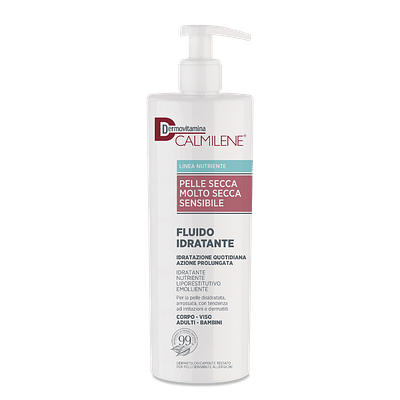 DERMOVITAMINA CALMILENE FLUIDO IDRATANTE PER PELLE SECCA, MOLTO SECCA E SENSIBILE 500 ML