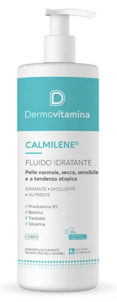 DERMOVITAMINA CALMILENE FLUIDO IDRATANTE PER PELLE SECCA, MOLTO SECCA E SENSIBILE 500 ML