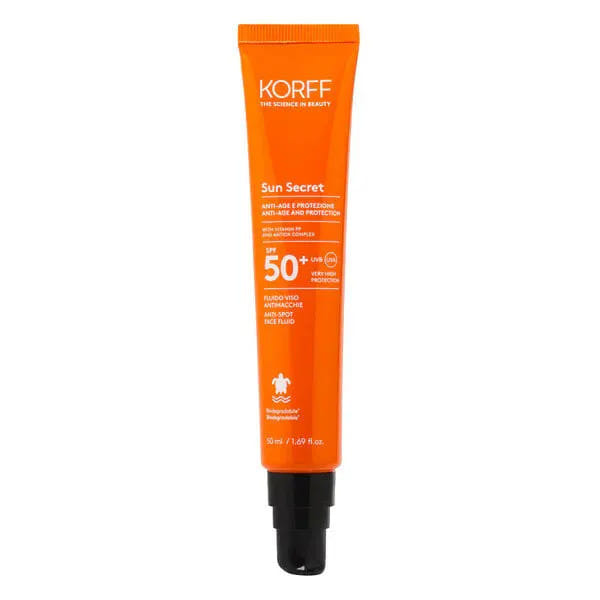 KORFF SUN SECRET FLUIDO VISO ANTIMACCHIE SPF50+ 50 ML