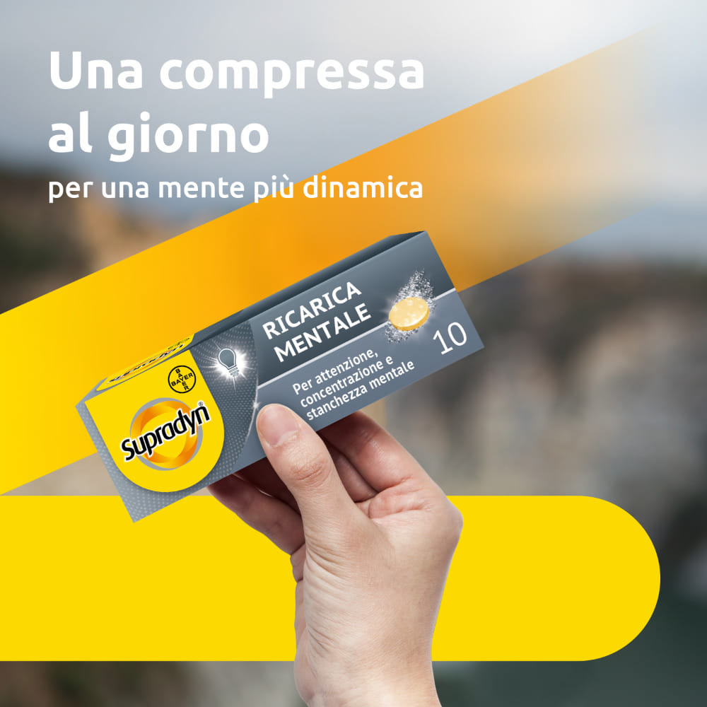 SUPRADYN RICARICA MENTALE 10 COMPRESSE