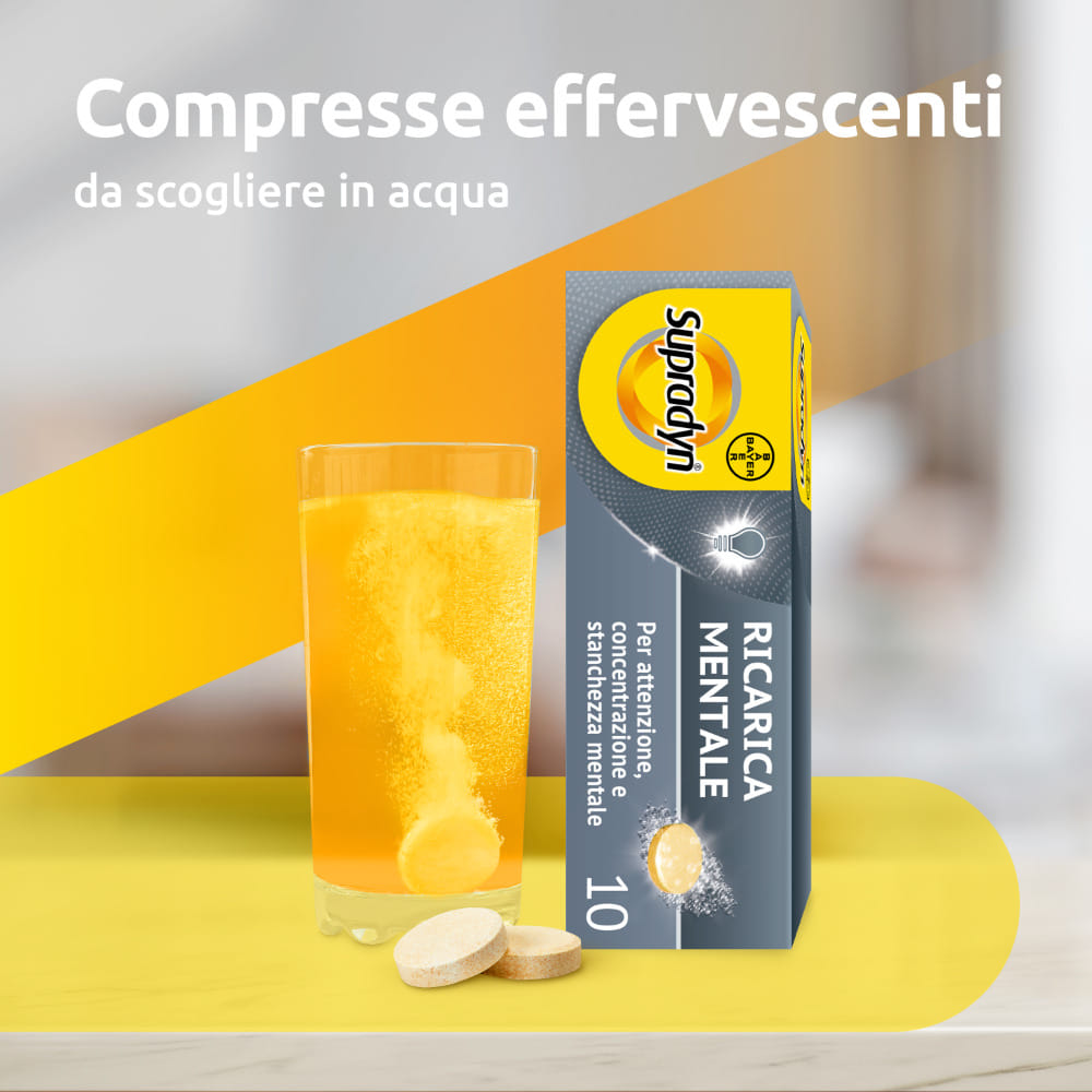 SUPRADYN RICARICA MENTALE 10 COMPRESSE