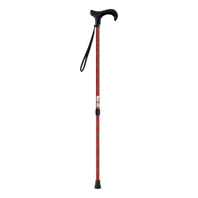 BASTONE DERBY TARTAN ROSSO E BLU