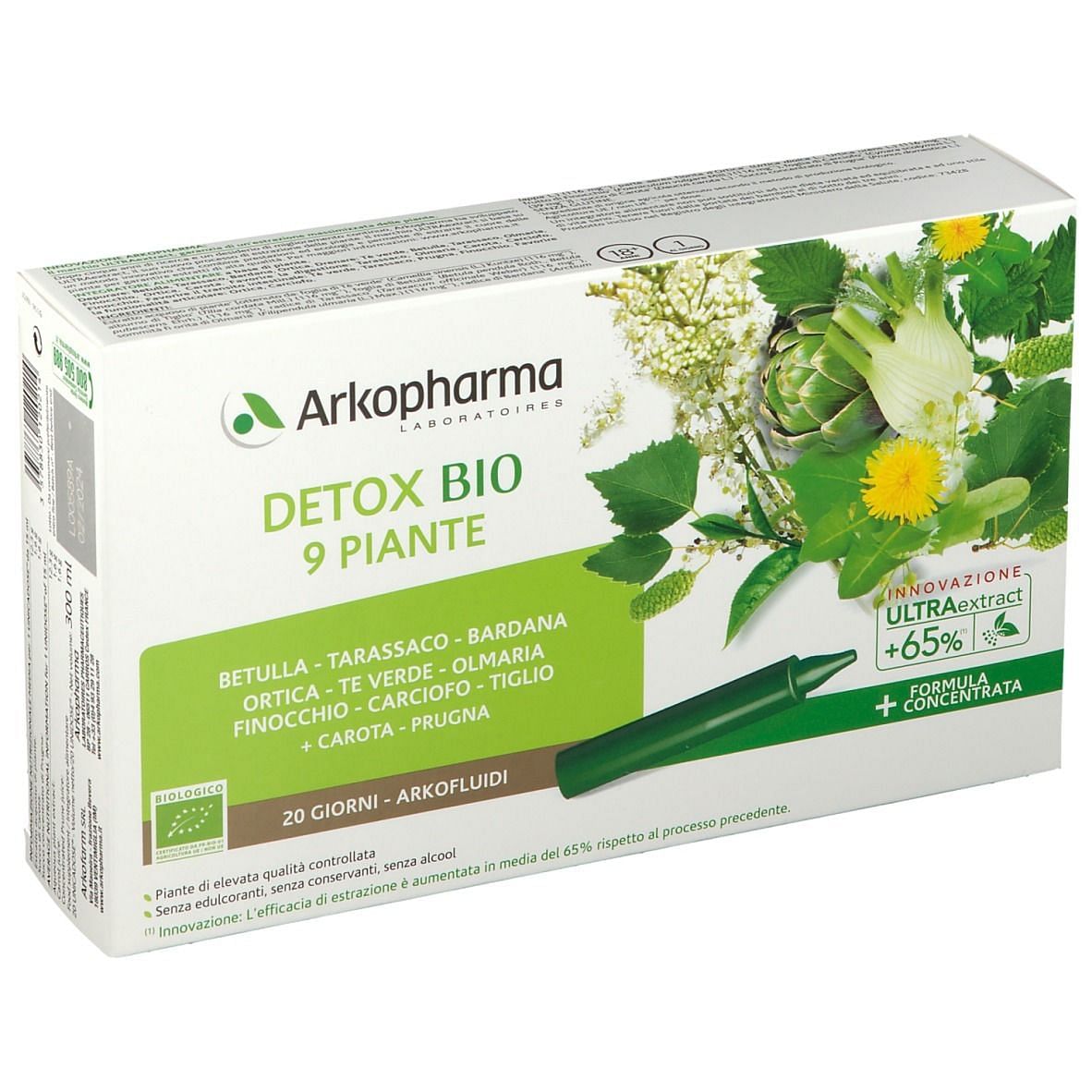 Arkofluidi Detox Bio 20 Fiale