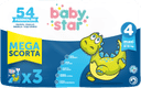 PANNOLINO BABYSTAR MEGASCORTA TAGLIA 4 54 PEZZI