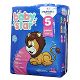 PANNOLINO BABYSTAR MEGASCORTA TAGLIA 5 48 PEZZI