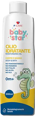 BABYSTAR OLIO PER IL CORPO E PER IL BAGNO 300 ML BABYSTAR OLIO PER IL CORPO E PER IL BAGNO 300 ML