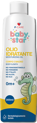 BABYSTAR OLIO PER IL CORPO E PER IL BAGNO 300 ML