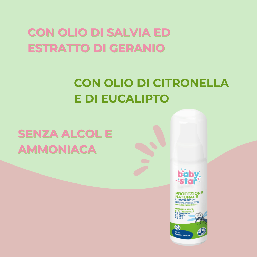 BABYSTAR NATURE PROTEZIONE INSETTOREPELLENTE SPRAY 100 ML