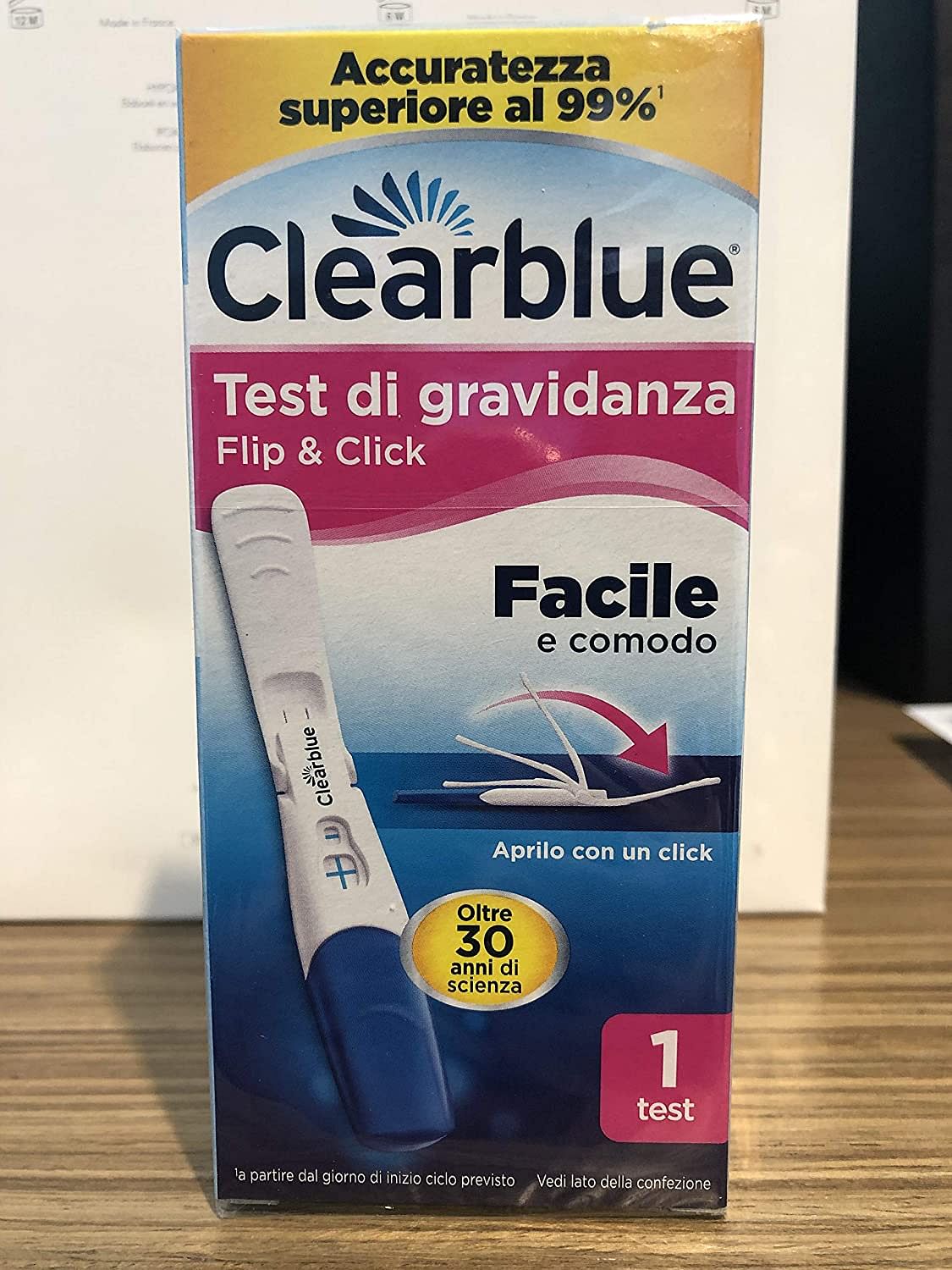 Test Di Gravidanza Clearblue Flip & Click 1 Pezzo