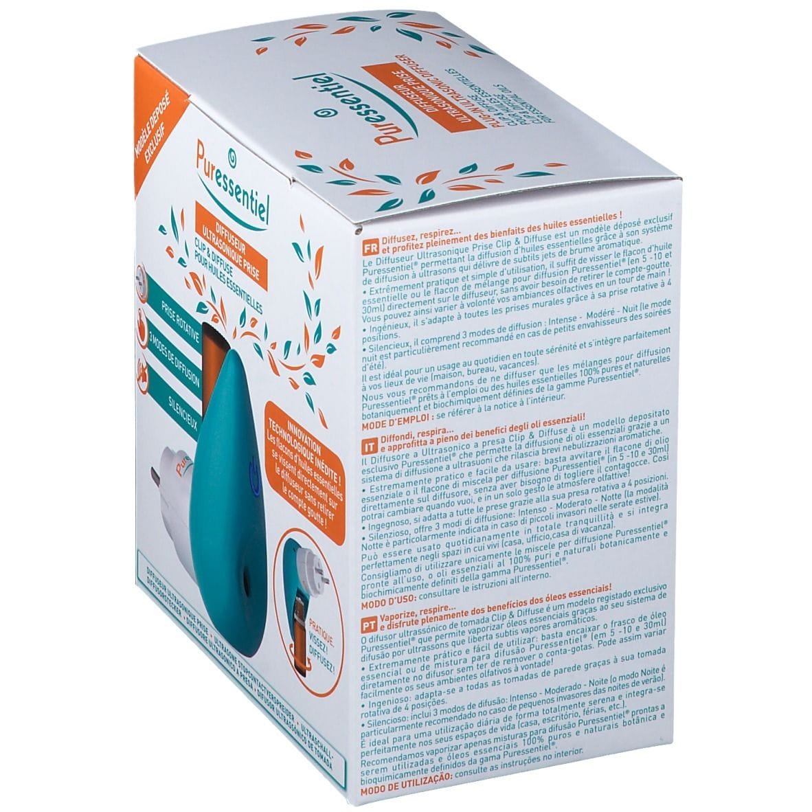 PURESSENTIEL DIFFUSORE CLIP & DIFFUSORE