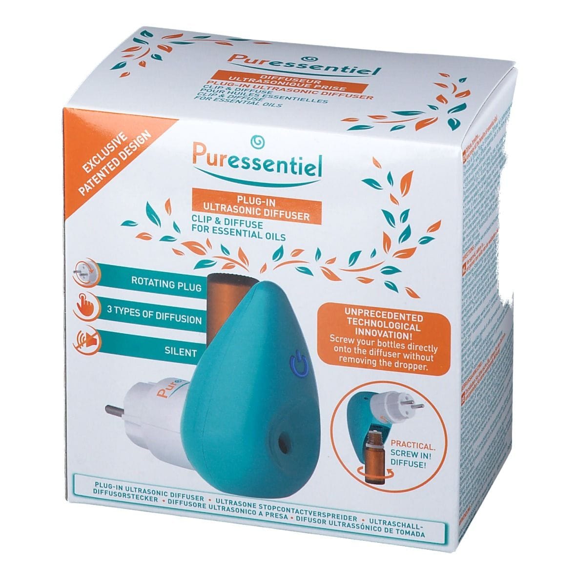 PURESSENTIEL DIFFUSORE CLIP & DIFFUSORE