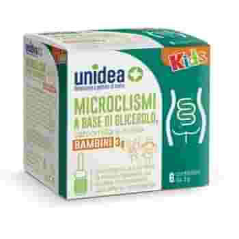 UNIDEA MICROCLISMA PER BAMBINI 3G GLICEROLO CAMOMILLA E MALVA 6 PEZZI