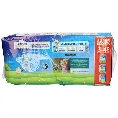 PAMPERS SOLE&LUNA TRIO JUNIOR 48 PEZZI PAMPERS SOLE&LUNA TRIO JUNIOR 48 PEZZI