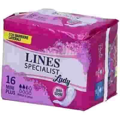 ASSORBENTI PER INCONTINENZA LINES SPECIALIST LADY MINI PLUS 16 PEZZI