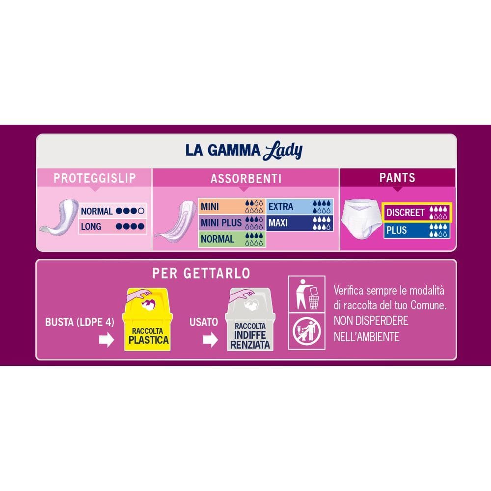 LINES SPECIALIST PANTS DISCREET M FARMA 8 PEZZI