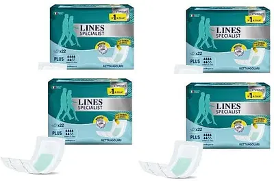 LINES SPECIALIST PANNOLONE RETTANGOLARE 22 PEZZI LINES SPECIALIST PANNOLONE RETTANGOLARE 22 PEZZI
