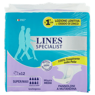 LINES SPECIALIST PANNOLONE A MUTANDA MEDIA 12 PEZZI