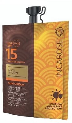 Incarose Maxi Bronze Sun Cream Spf15 50 Ml