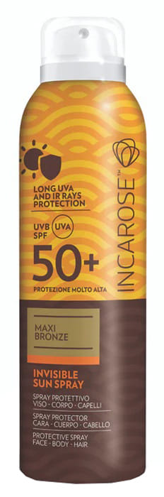 INCAROSE MAXI BRONZE INVISIBLE SUN SPRAY SPF50+ 150 ML