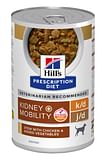 PRESCRIPTION DIET CANINE KIDNEY CARE K/D + MOBILITY J/D POLLO E STUFARO 354 G