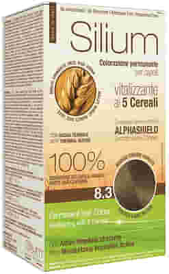 SILIUM BIONDO CHIARO DORATO 8 3 COLORAZIONE PERMANENTE 5 CEREALI