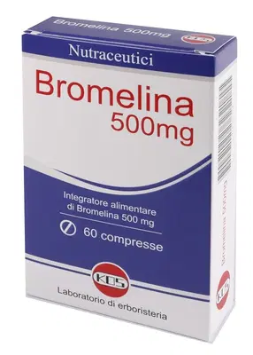 BROMELINA 500 MG 60 COMPRESSE BROMELINA 500 MG 60 COMPRESSE