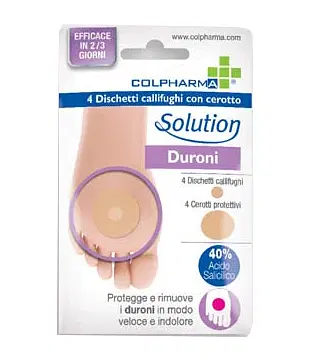 DISCHETTO CALLIFUGO CON CEROTTO COLPHARMA DURONI 4 PEZZI DISCHETTO CALLIFUGO CON CEROTTO COLPHARMA DURONI 4 PEZZI