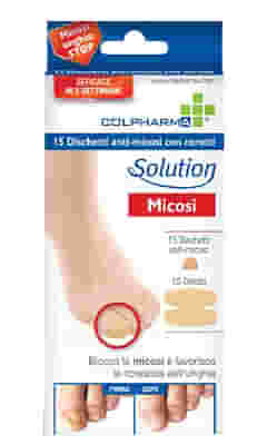 DISCHETTO ANTIMICOSI CON CEROTTO COLPHARMA 15 PEZZI