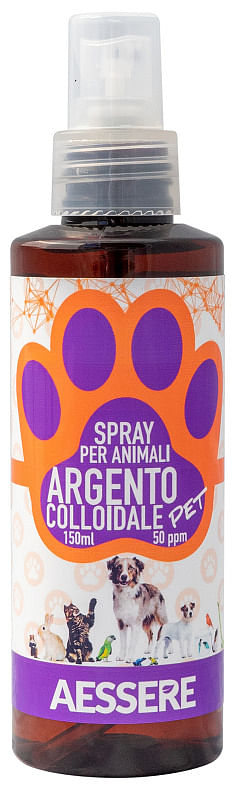 Argento Colloidale Pet Spray 50 Ppm 150 Ml