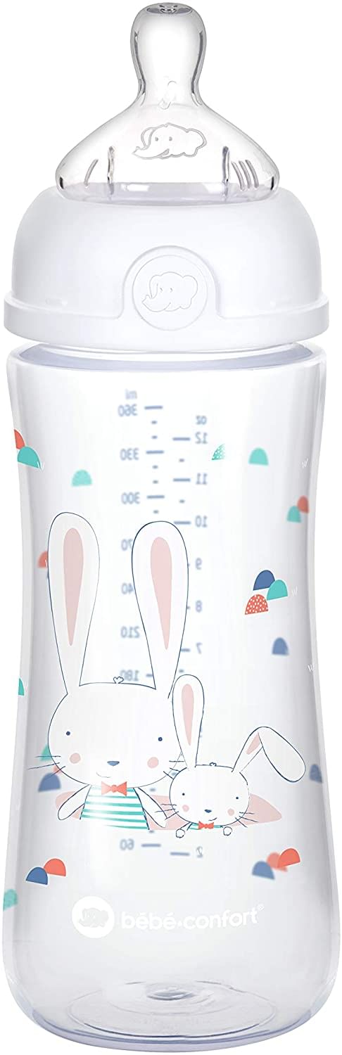 BEBE CONFORT BIBERON IN POLIPROPILENE DA 360 ML T2 SWEET BUNNY NEW