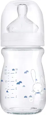 BEBE CONFORT BIBERON IN VETRO DA 130 ML TETTARELLA IN SILICONE T0 SWEET BUNNY BEBE CONFORT BIBERON IN VETRO DA 130 ML TETTARELLA IN SILICONE T0 SWEET BUNNY