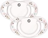 BEBE CONFORT SUCCHIETTO IN SILICONE 0/6 MESI SAVANNAH BIANCO 2 PEZZI
