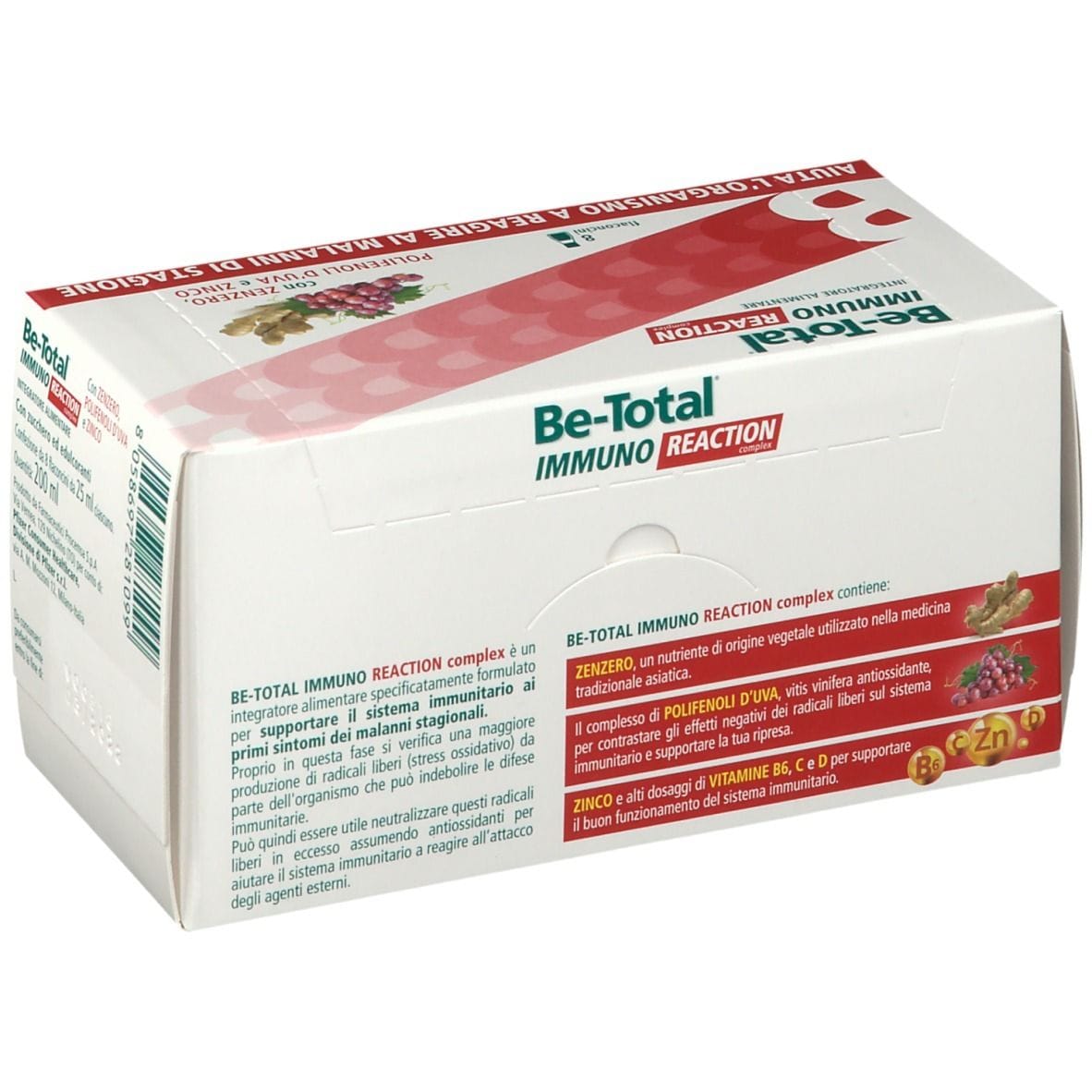 BETOTAL IMMUNO REACTION 8 FLACONCINI