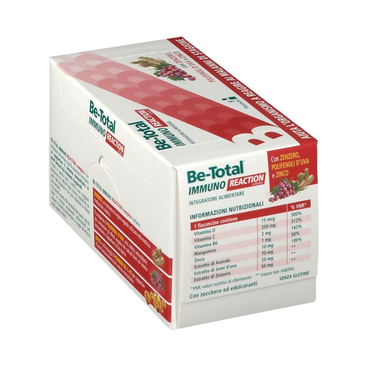 BETOTAL IMMUNO REACTION 8 FLACONCINI