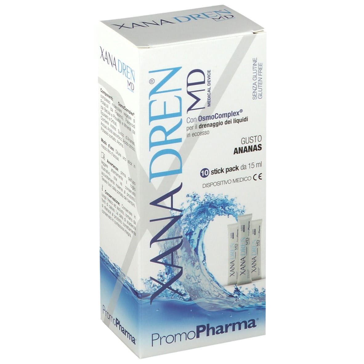 XANADREN ANANAS 10 STICK PACK X 15 ML