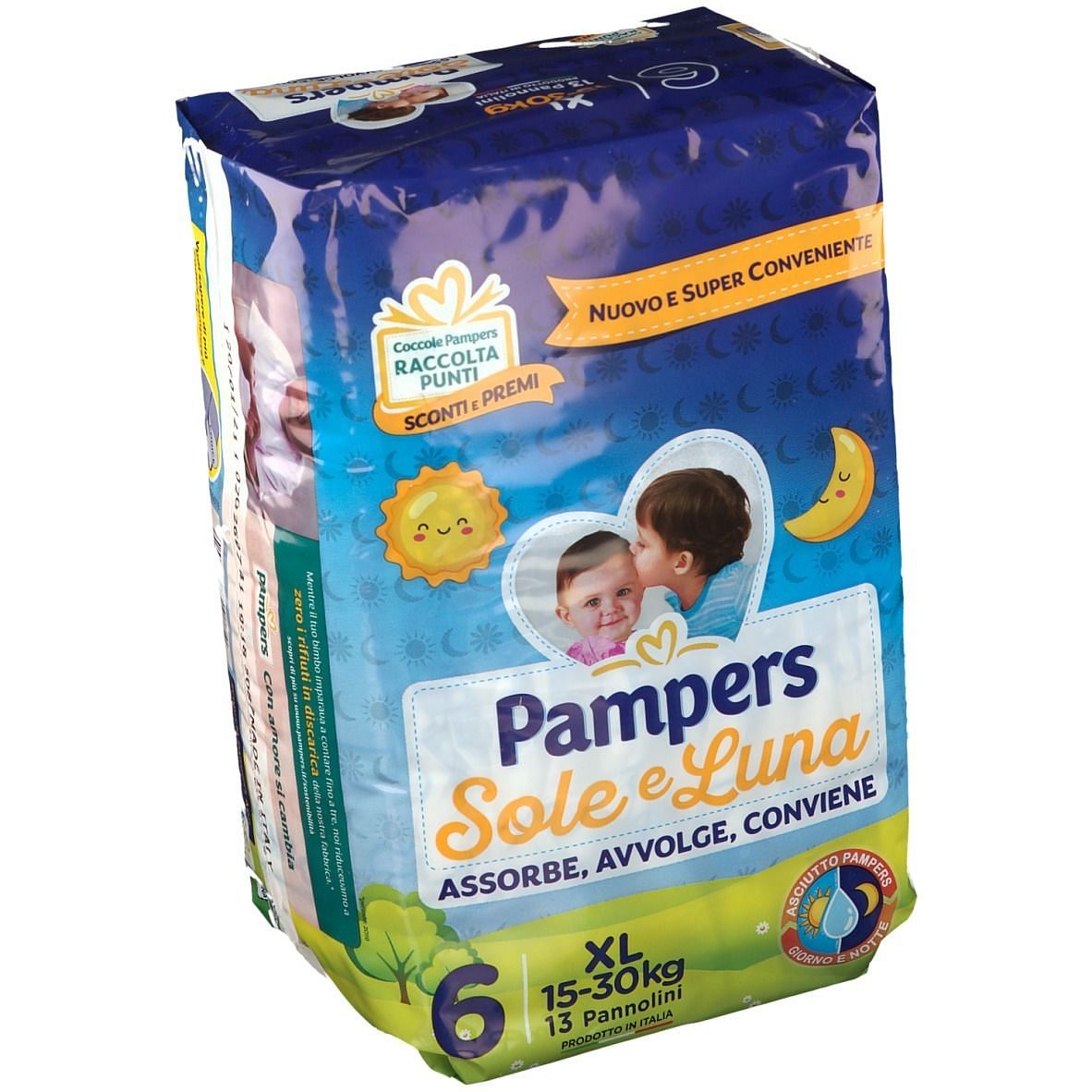 Pampers Sole E Luna Xl 13 Pezzi