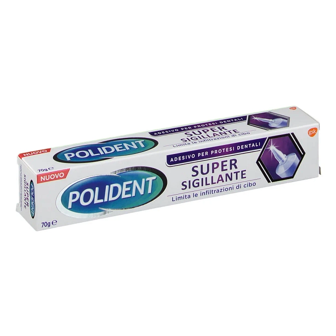 Polident Super Tenuta+Sigillante Adesivo Protesi Dentale 70 G