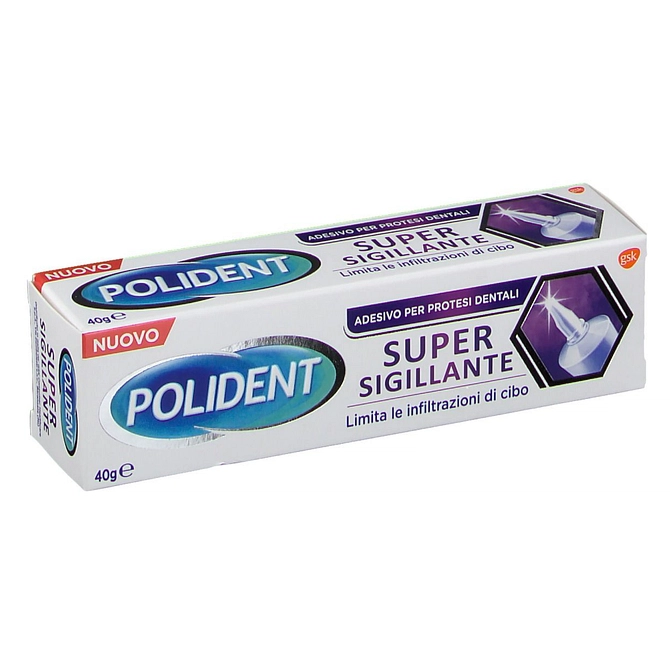 Polident Super Tenuta+Sigillante Adesivo Protesi Dentale 40 G