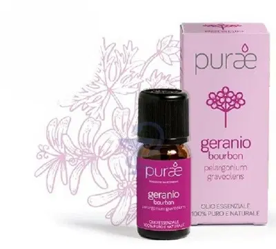 PURAE OLIO ESSENZIALE GERANIO BOURBON FIORI 10 ML PURAE OLIO ESSENZIALE GERANIO BOURBON FIORI 10 ML