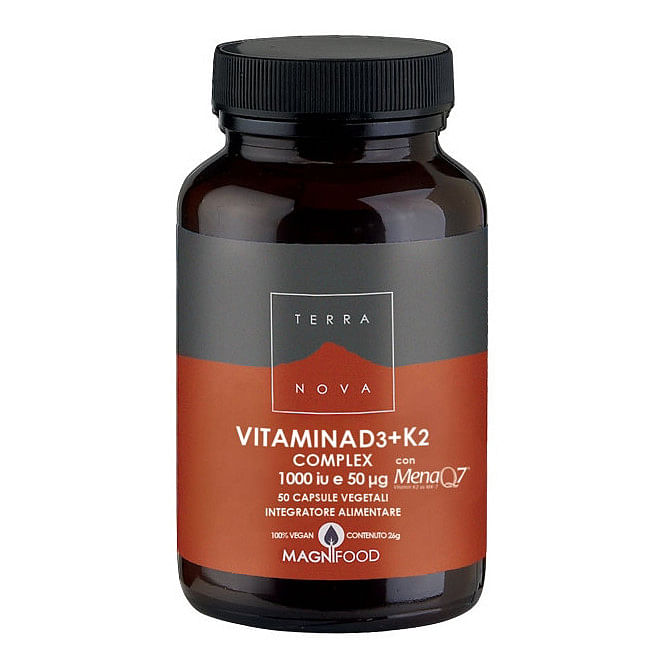 Terranova Vitamina D3 + K2 50 Capsule