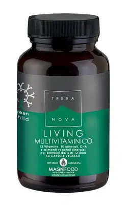 TERRANOVA GREEN CHILD LIVING MULTIVITAMINICO 50 CAPSULE TERRANOVA GREEN CHILD LIVING MULTIVITAMINICO 50 CAPSULE