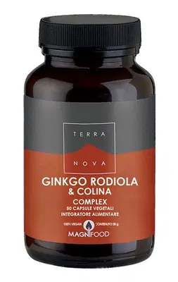 TERRANOVA GINKGO/RODIOLA/COLINA COMPLEX 50 CAPSULE TERRANOVA GINKGO/RODIOLA/COLINA COMPLEX 50 CAPSULE