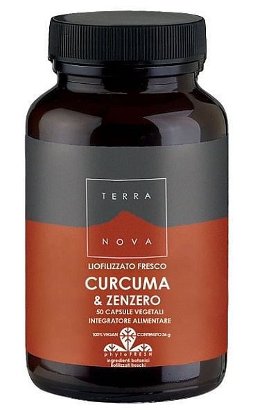 Terranova Curcuma 400 Mg/Zenzero 200 Mg 50 Capsule